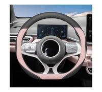 Agarre Volante Funda de Volante PU Antideslizante para BYD para Dolphin Seal, 38 cm, Tipo D, antisudor, Accesorios para Coche