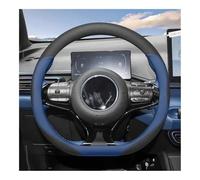 Agarre Volante Funda de Volante PU Antideslizante para BYD para Dolphin Seal, 38 cm, Tipo D, antisudor, Accesorios para Coche