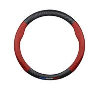 Agarre Volante Funda de Volante PU y Fibra Carbono para i10 i20 i30 i40 ix25 ix35 ix55 para Tucson para Sonata para Solaris