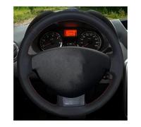 Agarre Volante Funda para Volante de Coche PU PU Negro Suave para Dacia para Duster 2010-2016 para Sandero para Lodgy 2012-2017