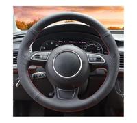 Agarre Volante Funda para Volante de Coche PU Trenzado Negro para A1 8X A3 8V A4 B8 A5 8T A6 C7 A7 G8 A8 D4 Q3 8U Q5 8R