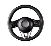 Agarre Volante Funda para Volante de Coche Trenzada Cosida a Mano Microfibra Perforada para CX-5 para Atenza para CX-3 para Scion 2016