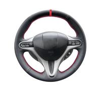 Agarre Volante Funda Trenzada de PU sintético Antideslizante para Volante Coche para Civic 8.º MK8 (2005 2006 2007 2008 2009 2010 2011)