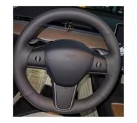 Agarre Volante para Modelo 3 2017 2018 2019 2020 Cubierta Trenzada para Volante de Coche Accesorios Interiores para automóvil Envoltura dirección