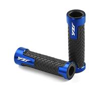 Agarre YZF Motocicleta 7/8 ''22mm CNC Aluminio Goma Gel Manillar Empuñaduras Para YAMAHA YZF R1 R1M 2005-2017 2018 2019 2020 2021 cubierta del manillar(Blue)