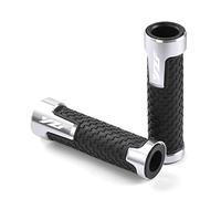 Agarre YZF Motocicleta Aluminio Antideslizante Manillar Manillar Empuñadura Para Yamaha YZF R3 R25 R6 R1 2013-2017 2018 2019 2020 2021 cubierta del manillar(Silver)