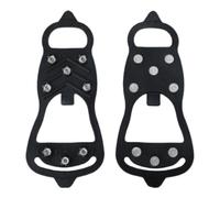Agarres contra Hielo Y Nieve,Talones De Bota con 8 Púas Resistentes Al Desgaste - Garras Antihielo para Zapatos,para Mujeres Hombres, Senderismo, Escalada, Trotar, Botas Exterior