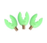 Agarres de Apoyo de caña Soporte de Soporte de Apoyo de caña Duradero para Todas Las cañas de Pescar 3 Piezas Accesorio de Aparejos de Pesca(Verde)