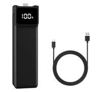 Agarres de batería de cámara portátil con carga rápida USB C estabilización dinámica y extensión de batería ABS en tiempo real