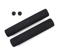 Agarres de espuma gruesa para manillar de bicicleta, cinta de silicona antideslizante ergonómica para bicicletas de carretera, MTB, senderismo, mariposa, envoltura cómoda antisudor, 1 par (195 mm)