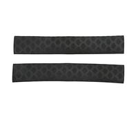 AGARRES PARA BATERÍAS ENVOLTURA LAVABLE A PRUEBA DE DESLIZAMIENTO PARA KIT DE BATERÍA PATRÓN DE ESCALA DE PESCADO (negro)