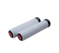 Agarres Sram Locking Grips Mousse 129Mm White With Single Black Clamp And End Plug TU