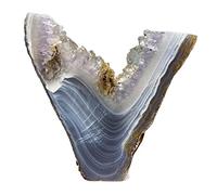 Ágata amatista Druzy piedra cristal Natural cuarzo geoda torre espécimen Reiki Feng Shui adornos decoración del hogar (Color : 2)