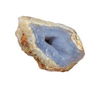 Ágata azul áspera, pieza mineral seleccionada a mano, piedra de gema orgánica de 4 cm, cristal de calcedonia vibrante sin pulir, muestra de colección espiritual, adorno estabilizador para el hogar
