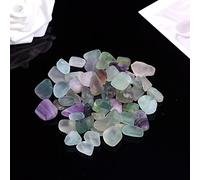 Ágata de amatista de cristal natural irregular piedra mineral espécimen de grava adecuado acuario decoración del hogar artesanía, fluorita colorida, 50 g