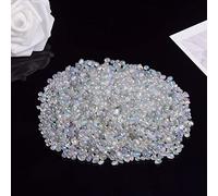 Ágata de amatista de cristal natural irregular piedra mineral espécimen de grava adecuado acuario decoración del hogar artesanía, espectrolita, 50 g