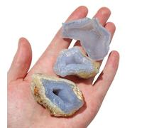 Agate Crystal - Natural Agate, 1.57-1.97in Agates Raw Stone And Hand-Selected | Grounding And Decorative Healing Crystal, Natural For Home Decor, Meditation, Energy Balancing