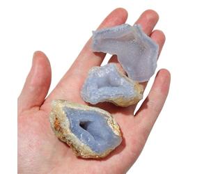 Agate Crystal - Natural Agate, 1.57-1.97in Agates Raw Stone And Hand-Selected | Grounding And Decorative Healing Crystal, Natural For Home Decor, Meditation, Energy Balancing