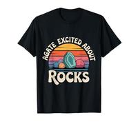 Agate Excited About Rocks Nerd de geología de Rocas - Camiseta