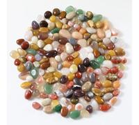Agate Stone, Gem Stones, Tumbled Stones and Crystals Bulk, Polished Rocks, Fish Tank Pebbles, Agate Sphere, Pebbles for Indoor Plants, Vase Fillers for Centerpieces, Gem Stones Rocks Crystals 2LB