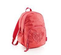 Agatha Ruiz de la Prada Miquelrius - Mochila Escolar, Triple Compartimento, Material Reciclado, Capacidad 27 litros, Cierre Cremallera Superior y Frontal, Adaptable a Trolley, Colección Corazones