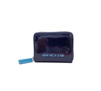 Agatha Ruiz de la Prada Monedero de Charol en Color Azul con Letras en Contraste