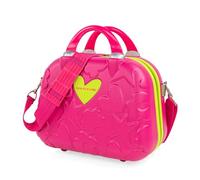 AGATHA RUIZ DE LA PRADA - Neceser Viaje Mujer Rígido de Material Ligero y Resistente. Estuche Maquillaje Rígido Juvenil, Diseño Original y Genuino., Fucsia