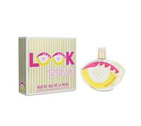 Agatha Ruiz de la Prada, Perfumes LOOK GOLD! Eau de Toilette para Mujer, Larga duración, Fragancia alegre, moderna y con encanto, Notas frutales, florales y cítricas, Optimo uso diario, 80 ml