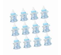 Agatige 12 Piezas Botellas De Caramelo Para Uego Para Baby Shower(Azul)