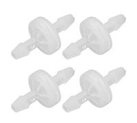 Agatige 12PCS Aquarium Check Valve, PP Material One Way Barb Hose Inline for Fish Aquarium Food Beverage Chemical Industry Fuel Water Oil Air (5.1mm)