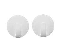 Agatige 2 PCS Ganchos Magnéticos Blancos, Imán Superpotente Colgador Magnético Para Coronas, Colgador Para Puertas, Gancho Para Guardar Coronas, Toallero Para Baño, Cocina Y Frigorífico