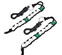 Agatige 2 PCS Golf Beads Score Counter, Golf Stroke Score Counter Keeper with Clip, Putting Score Counter Training Accessories for Referee Caddy Golfer, 30cm/11.8''