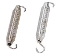 Agatige 2 Piezas Resorte De Retorno del Acelerador De Acero Cromado, Accesorio Universal del Carburador del Acelerador del Carburador del Coche para Cortadoras De Césped, Generadores, Tractores