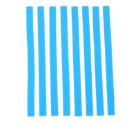 Agatige 8pcs Equipador de la Rueda de Equipaje Adhesivo, reducción de Ruido contra la maleza Cubierta de los neumáticos de la Rueda de la Rueda para la mayoría de Las Maletas o Ruedas de (Azul)