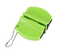 Agatige Afilador De Cuchillos De Bolsillo, Profesional Varilla De Afilar Afilador Tijeras Mini Piedra De Afilador De Cuchillos Sin Saltos Para Cocina Restaurante(Verde)