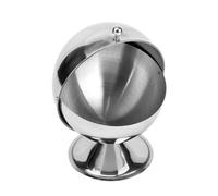 Agatige Azucarero De Acero Inoxidable, Cuenco Esférico Para Dulces Para Oficina, Soporte Para Cubos De Azúcar Con Tapa Enrollable Azucarero Recipiente De Sal En Forma De Globo Para Cocina Casera