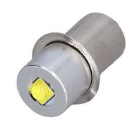 Agatige Bombilla de repuesto para linterna LED, 4,5 V, 3 W, alto brillo, aleación de aluminio, bombilla de antorcha, luz blanca, linterna de trabajo de emergencia, kit de conversión LED
