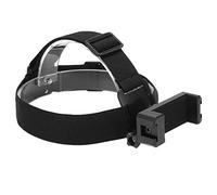 Agatige Camera Phone Head Strap Mount Holder, Adjustable Black Head Mount Harness Strap Holder Band with Clip for Action Camera Mobile Phone