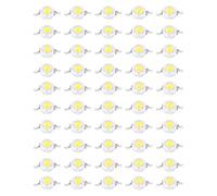 Agatige Chip de LED de alta potencia de 100 piezas, 1W Zhengbai 6000K LED Beads Light emitiendo chips de diodo SMD COB LIGHT COMPONENTES Lámpara de diodo para accesorios de iluminación de