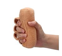 Agatige Cono Con Separador De Dedos, Portátil Altamente Resistente Separadores De Dedos Ayuda Para Manos Y Dedos Para Pacientes Mayores Postrados En Cama Cuidado De Los Dedos Anti-Escaras(Marrón)