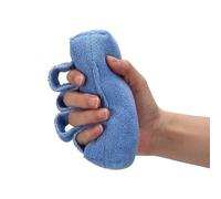 Agatige Cono Con Separador De Dedos, Protector De Palma Para Contractura De La Mano Cuidado De Los Dedos Anti-Mascarilla Soporte De Mano Y Dedo Para Pacientes Ancianos Encamados(Azul)