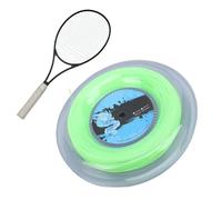 Agatige Cuerda Tenis Verde, Juego de Cuerdas Tenis Potencia sintética Raqueta Carrete de poliéster 200 m para Raqueta Entrenamiento