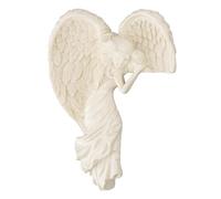 Agatige Decoración del marco de la puerta del ángel de la estatuilla 3D de la esquina (Izquierda)