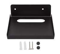 Agatige Estante Flotante para Montaje en Pared de enrutador, Caja de Cable de módem para Soporte de Bastidor de Montaje de proyector Engrosado pequeño para Uso doméstico