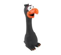 Agatige Juguetes chirriantes para Perros, Sonido de Goma para apretar, Juguete para Perros chillones, Pollos graznidos para Mascotas pequeñas, Medianas y Grandes (Black)