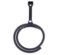 Agatige Mango de Enfoque de Seguimiento de Zoom Ajustable, Palanca de Enfoque de Enfoque de plástico con Anillo de Engranaje para cámara DSLR, Negro (Gris)