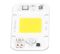 Agatige Panel de Lámpara COB, 20W 30W 50W 220V LED COB Chip Panel de Lámpara Luz Blanca Cálida sin Soldadura Espectro Completo para Lámpara LED DIY COB Chip Bombilla de Luz(50W, Luz Blanca)