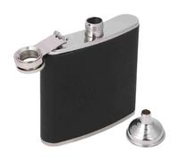 Agatige Petaca De Whisky Para Hombre, 4-8oz Botella De Alcohol De Acero Inoxidable Portátil Con Embudo De Metal Y Funda De Cuero Petacas De Alcohol Petaca Alcohols Para Alcohols, Whisky, Vino