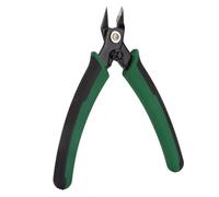 Agatige Precisión Electrónica Flush Cutter, Mini Alicates De Corte Alambre Primavera áspera, Lateral, Diagonal, Micro Ultra Sharp áspero para Artesanía Joyería (Verde)