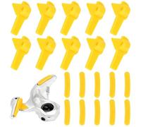 Agatige Protectores para Desmontadora de Neumáticos, Juego de 20 Universal Almohadillas de Goma ABS para Punta de Máquina Protege Llantas de Aleación contra Arañazos Accesorios para Cambio de Ruedas